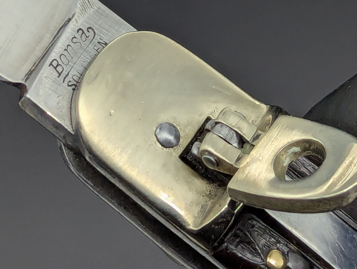 ANTIQUE BONSA "SPRINGER" SWITCHBLADE LEVERLOCK KNIFE