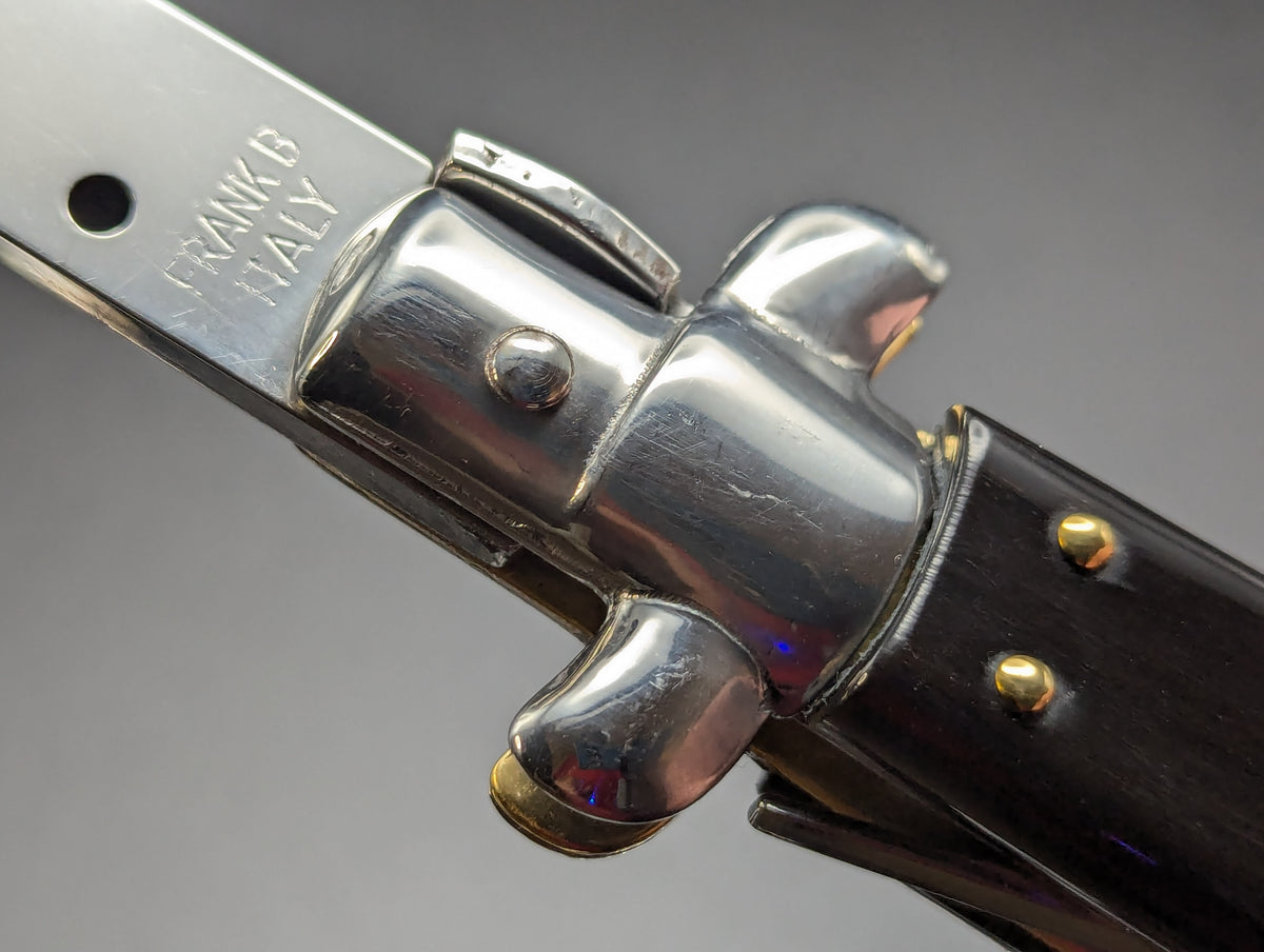 13" FRANK BELTRAME BUFFALO HORN ITALIAN STILETTO