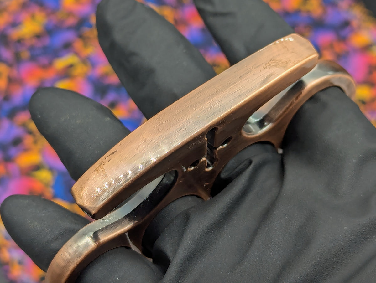 Antique Copper Classic Lincolns Brass Knuckles