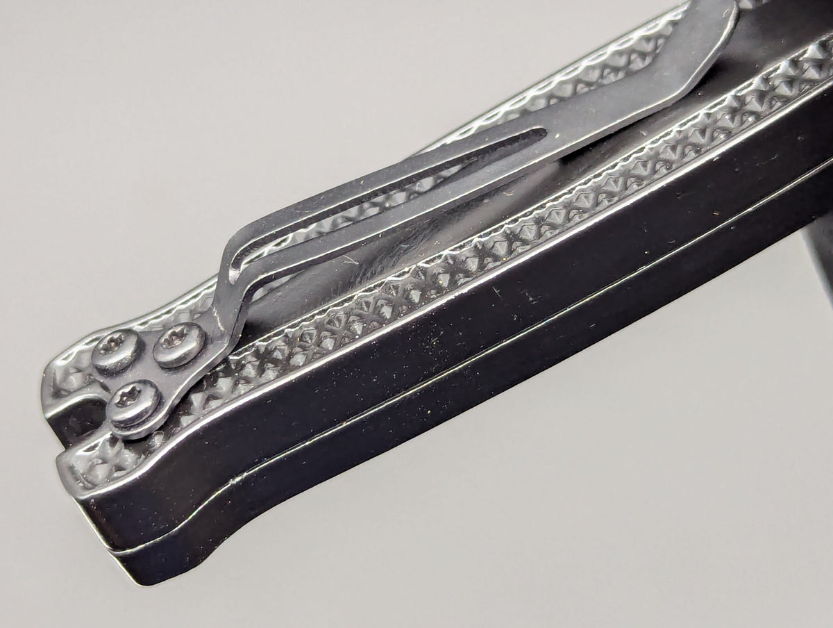 BLACK PIRANHA MINI D/A OTF KNIFE DAGGER BLADE