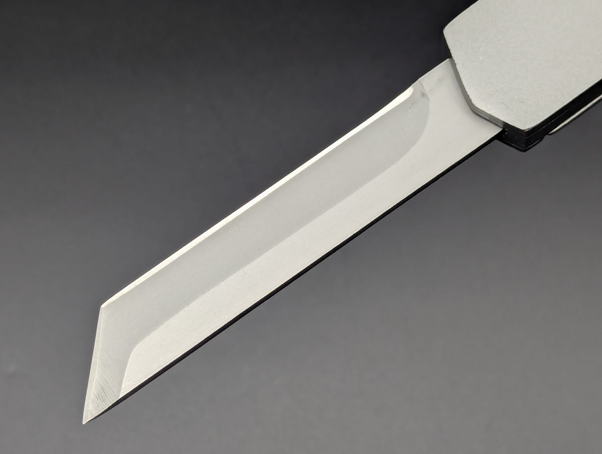 Large Tanto Point Single Edge Gravity Knife