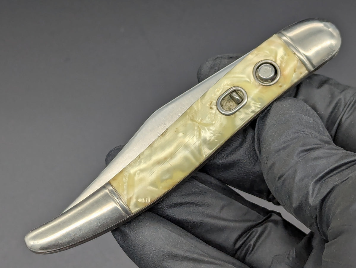 Antique Imperial USA Brand Cracked Ice Toothpick Automatic Knife