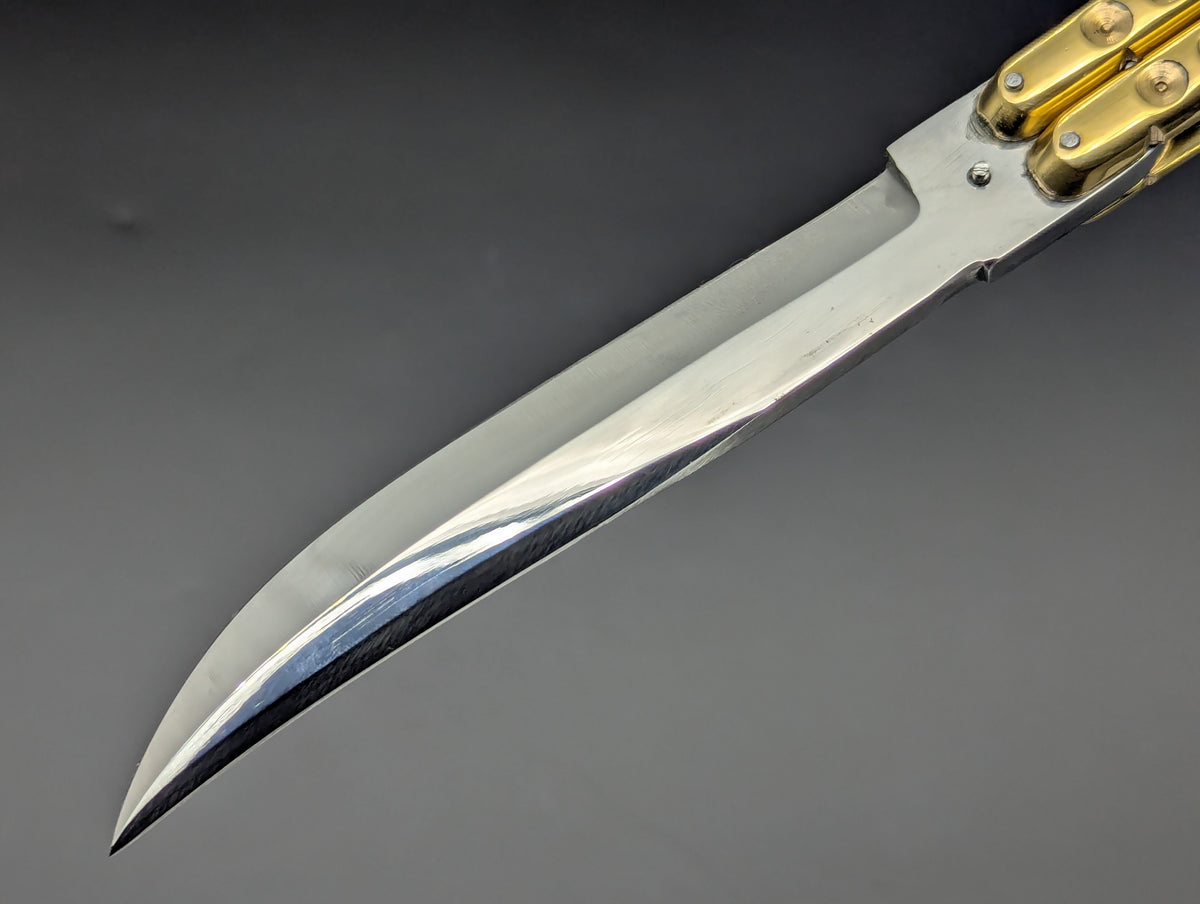394G ULTRA HEAVYWEIGHT PHILIPPINES HANDMADE BALISONG 2T CLIP