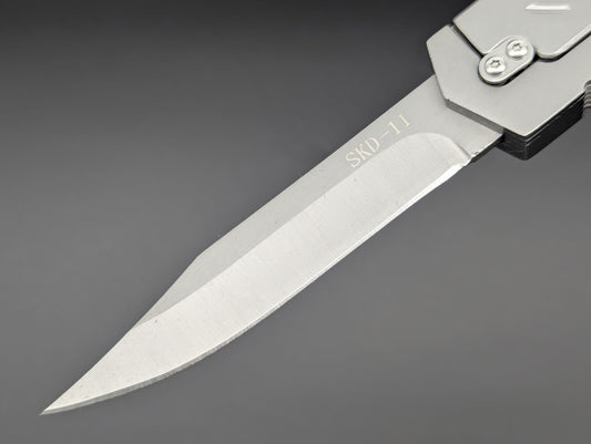 Large Clip Point Single Edge Gravity Knife