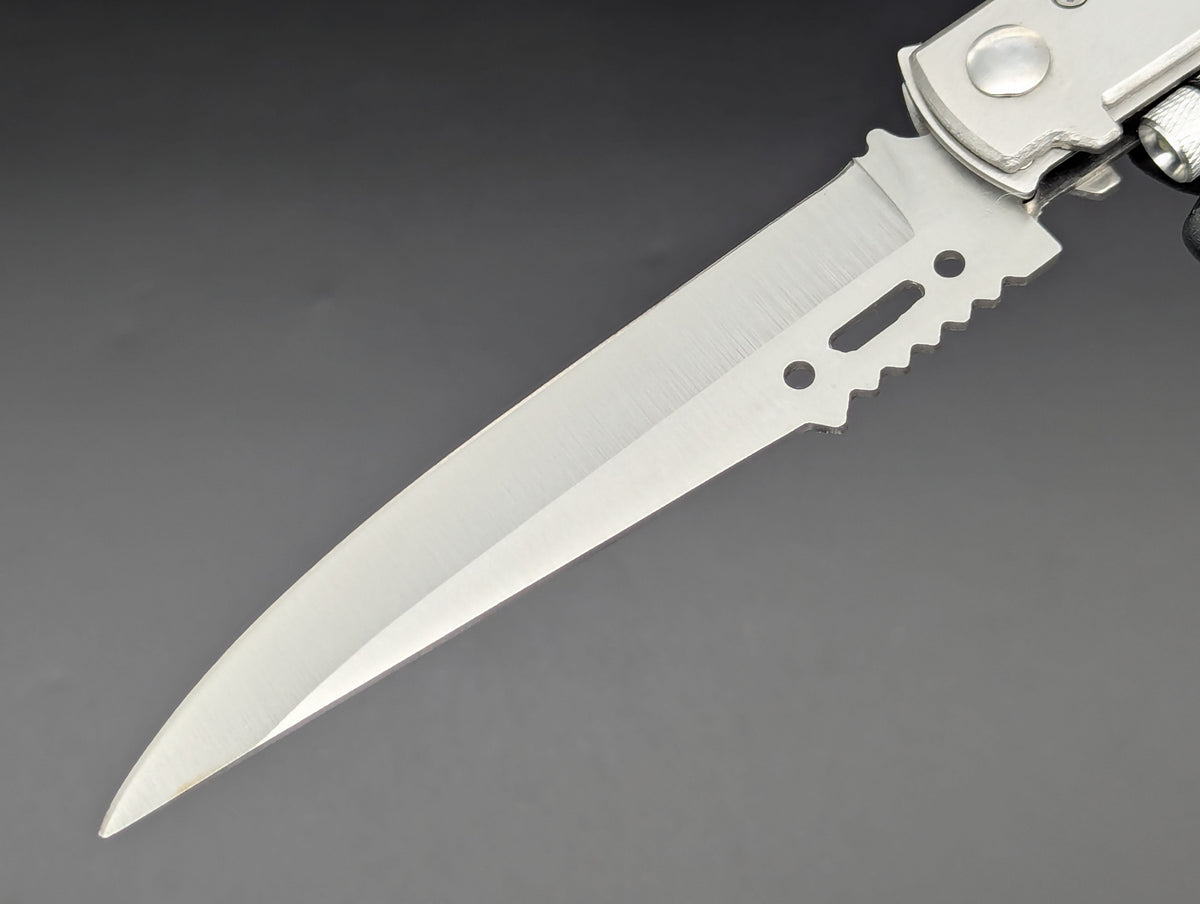 XL RIFLE FLASHLIGHT AUTOMATIC KNIFE ROSEWOOD