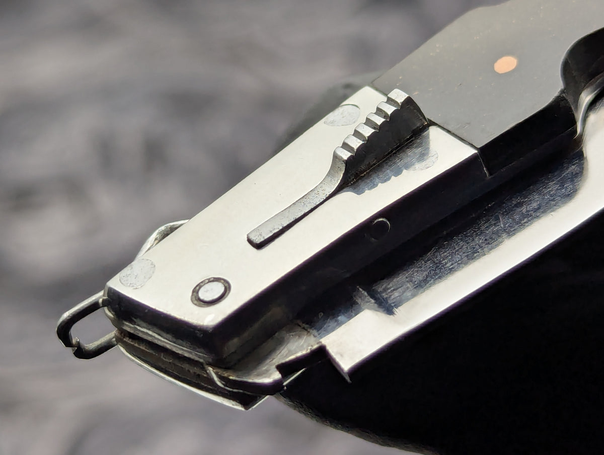 5.5" Mini Rifle Stock RPK Vintage Russian Switchblade Knife