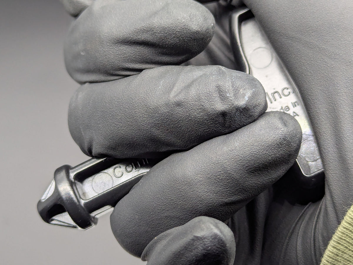 BLACK COMBAT TECHNOLOGIES IMPACT PLASTIC SELF DEFENSE KEYRINGS