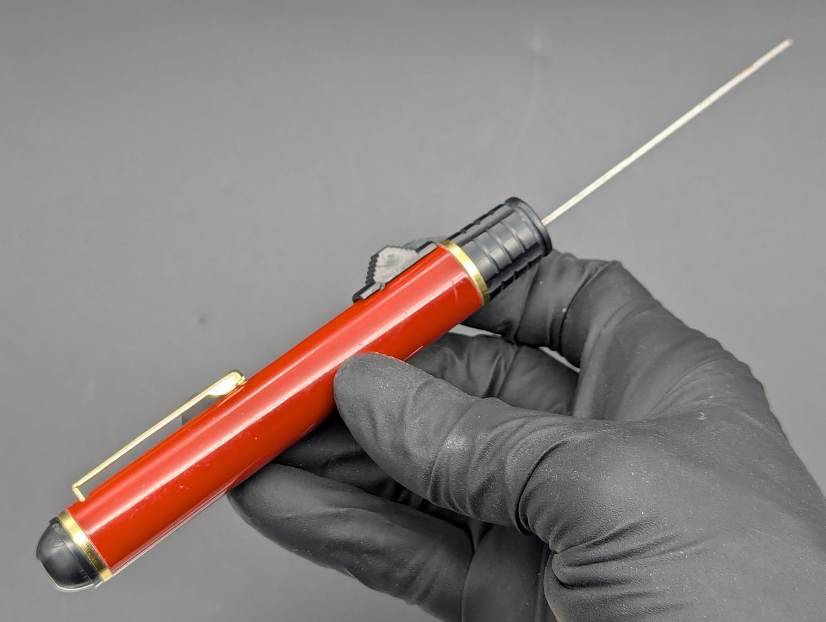 Vintage BELL Brand D/A OTF Gentleman's Pen Red & Gold