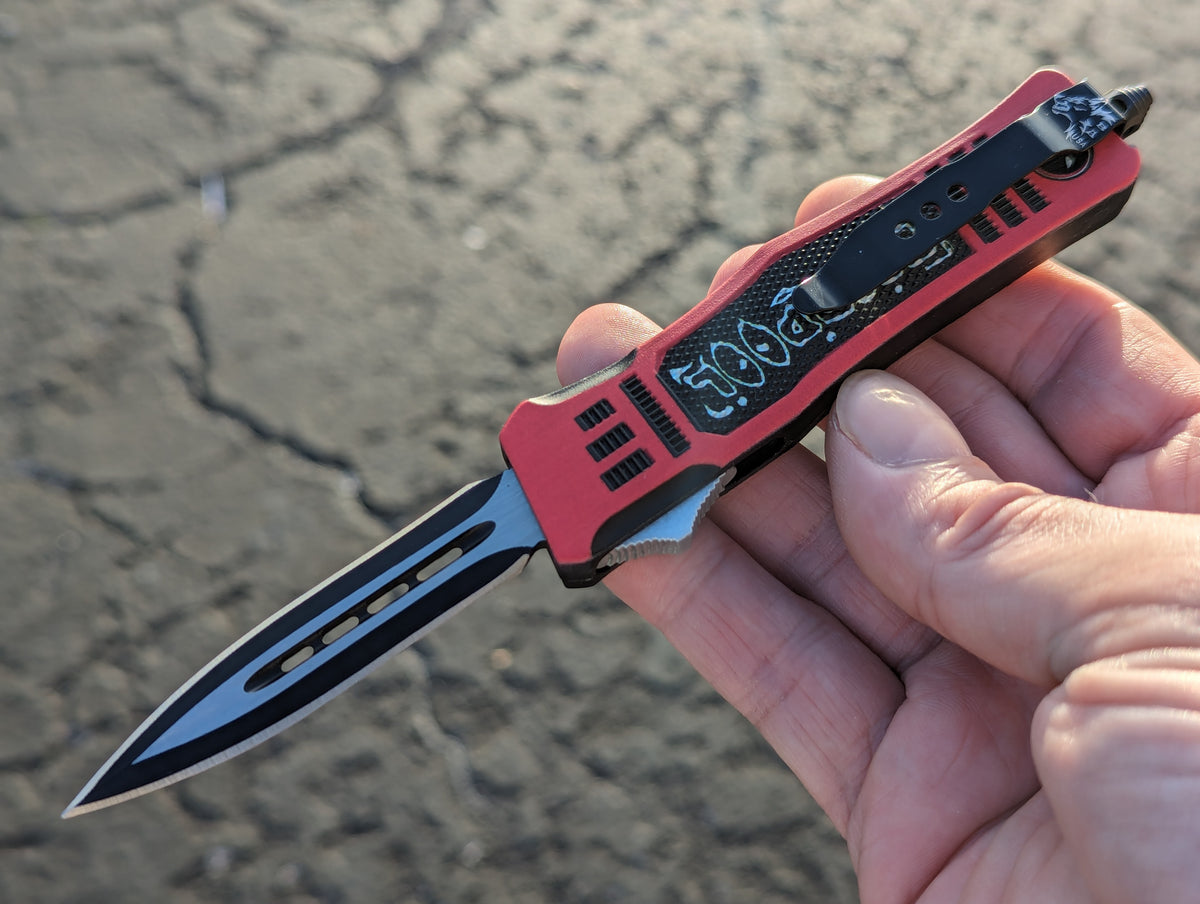 7" Mini DEADPOOL D/A OTF Automatic Knife