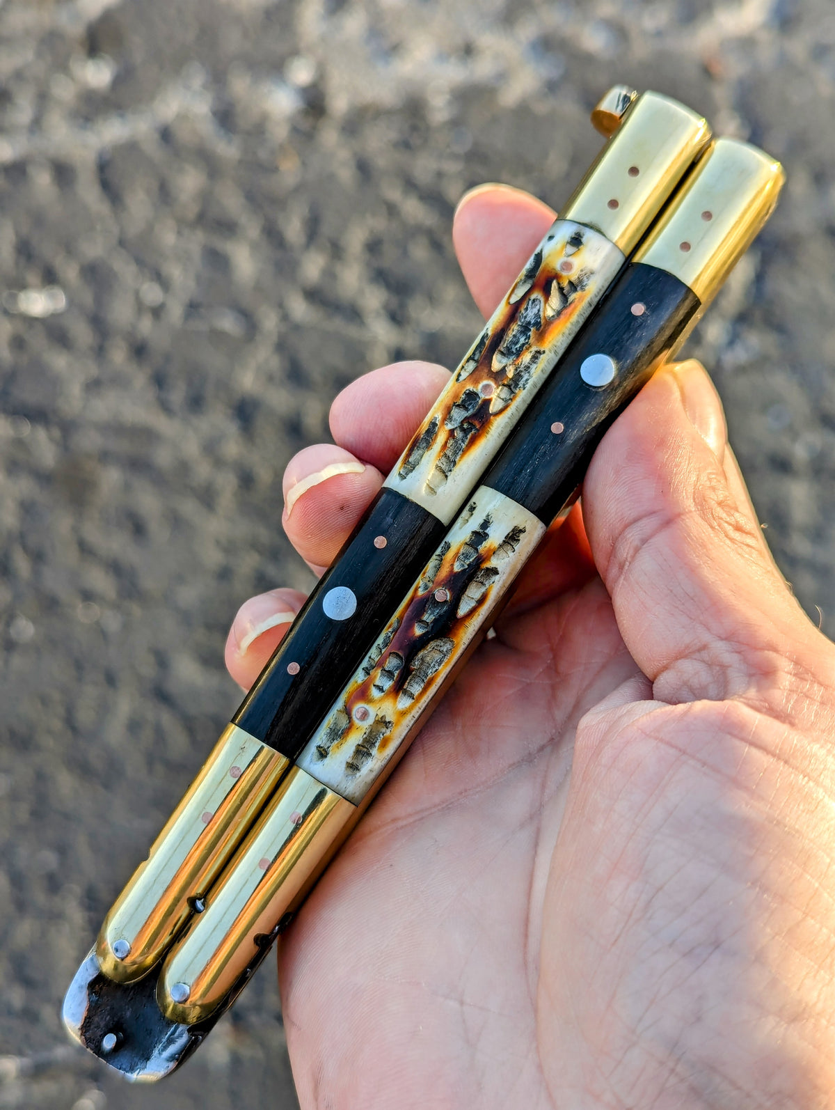 11" FHM Philippines Handmade Balisong Drop Point