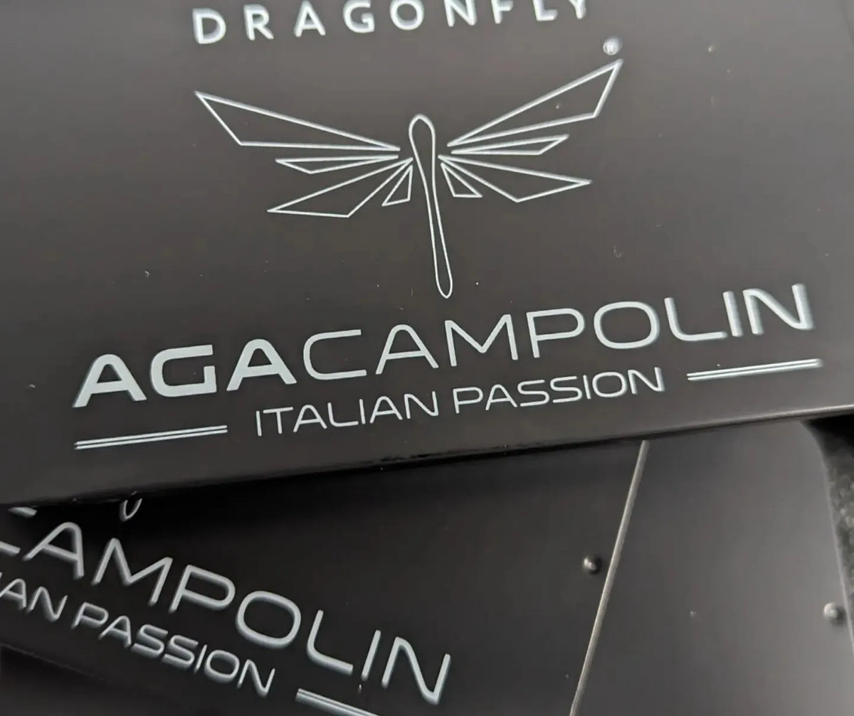 AGA CAMPOLIN DRAGONFLY SWING BLADE KNIFE BK FINISH