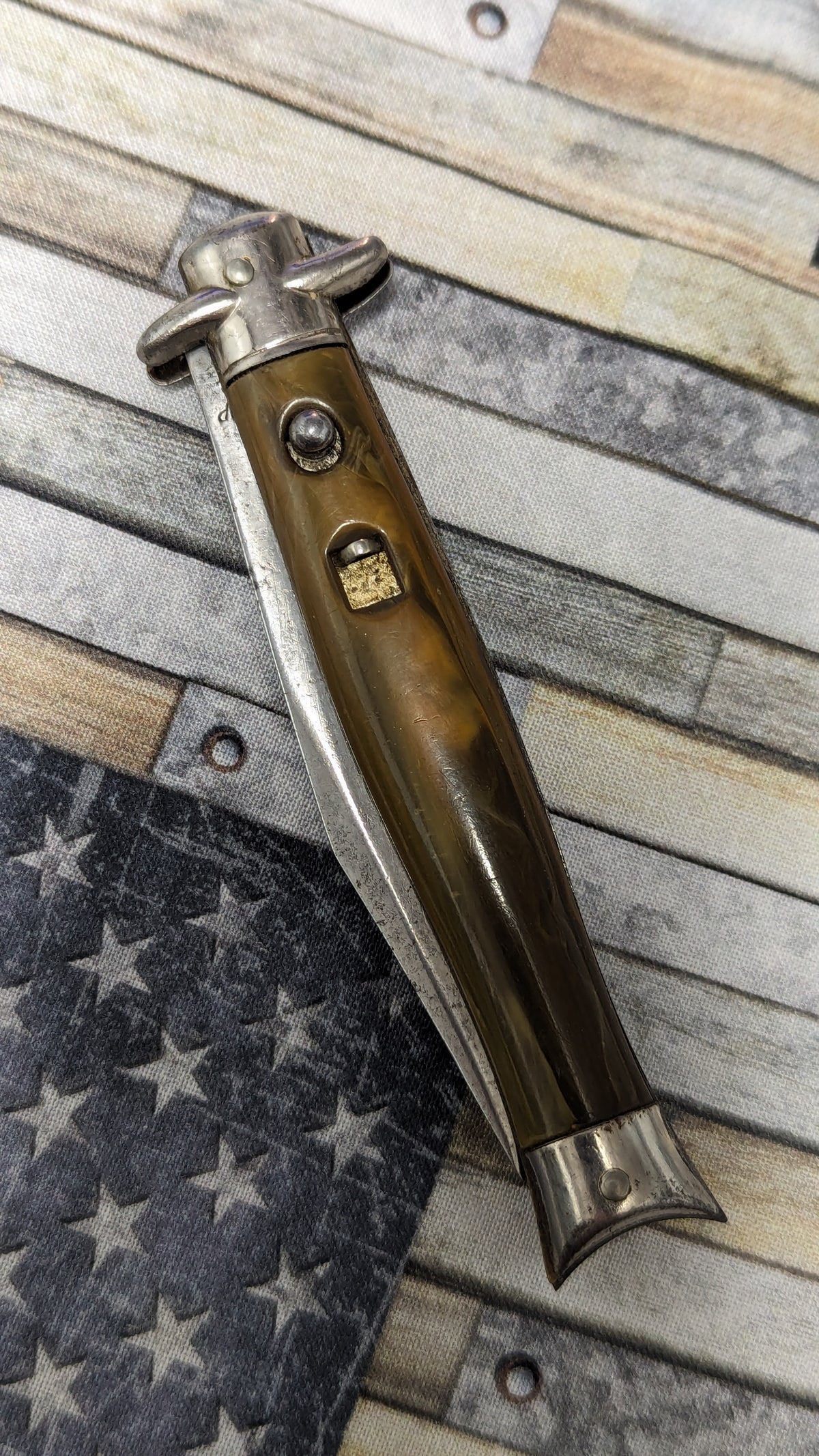 Antique NOS Shur-Snap Colonial USA Pre-Ban Automatic Knife 1