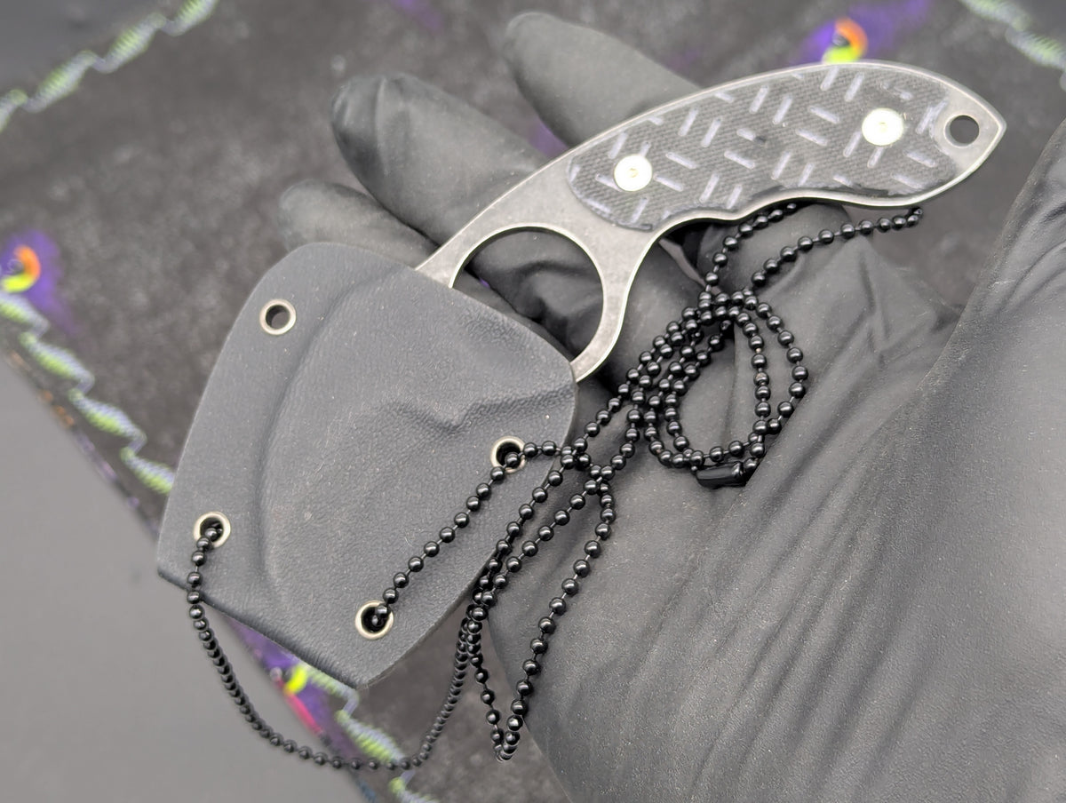 5" Mini Guthook G-10 Neck Knife w/ Sheath