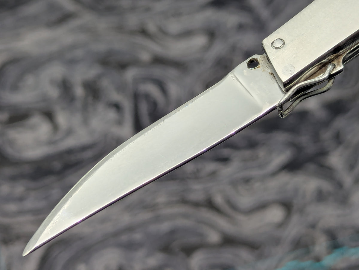 5.5" Mini Rifle Stock RPK Vintage Russian Switchblade Knife