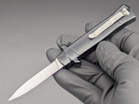 3.25" BLACK MINI D/A OTF KNIFE