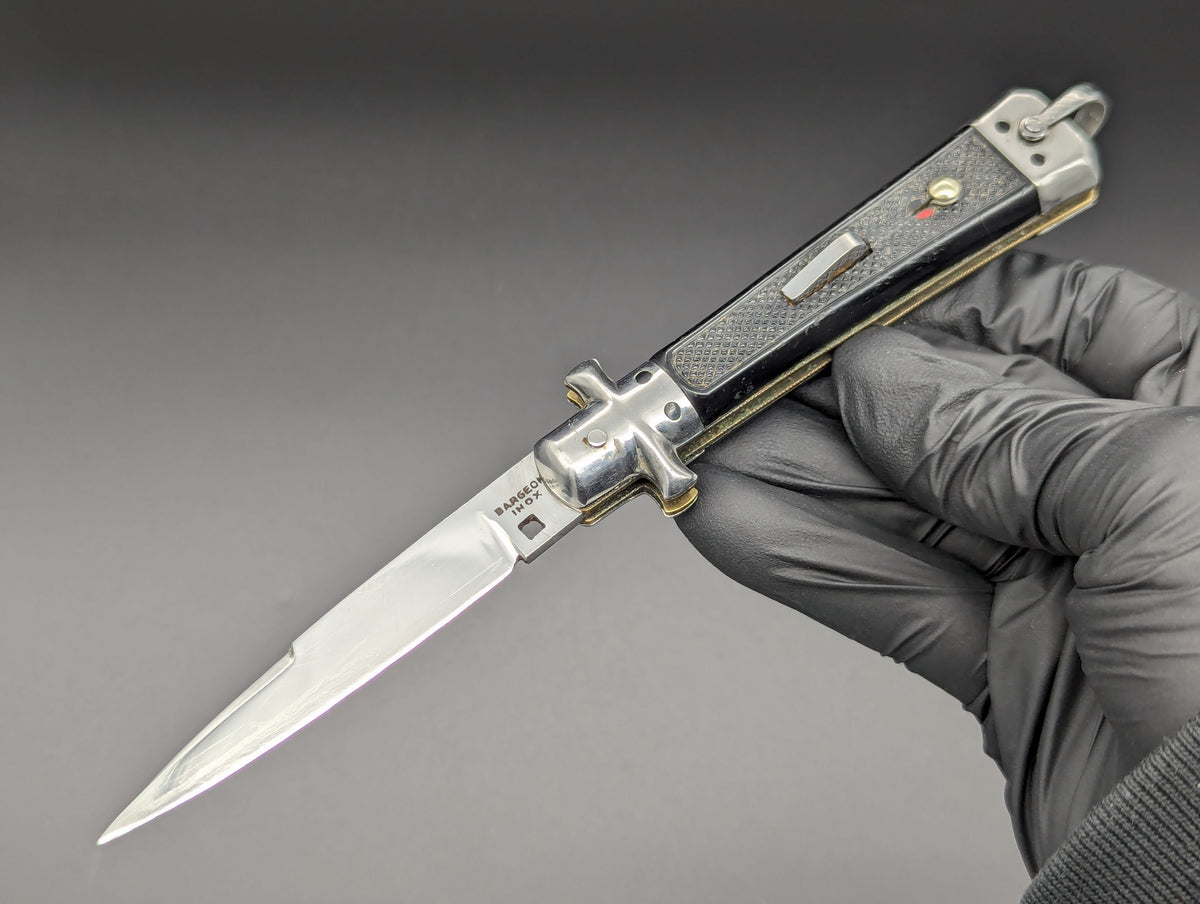 ANTIQUE FRENCH BARGEON MALTESE SWITCHBLADE KNIFE LG
