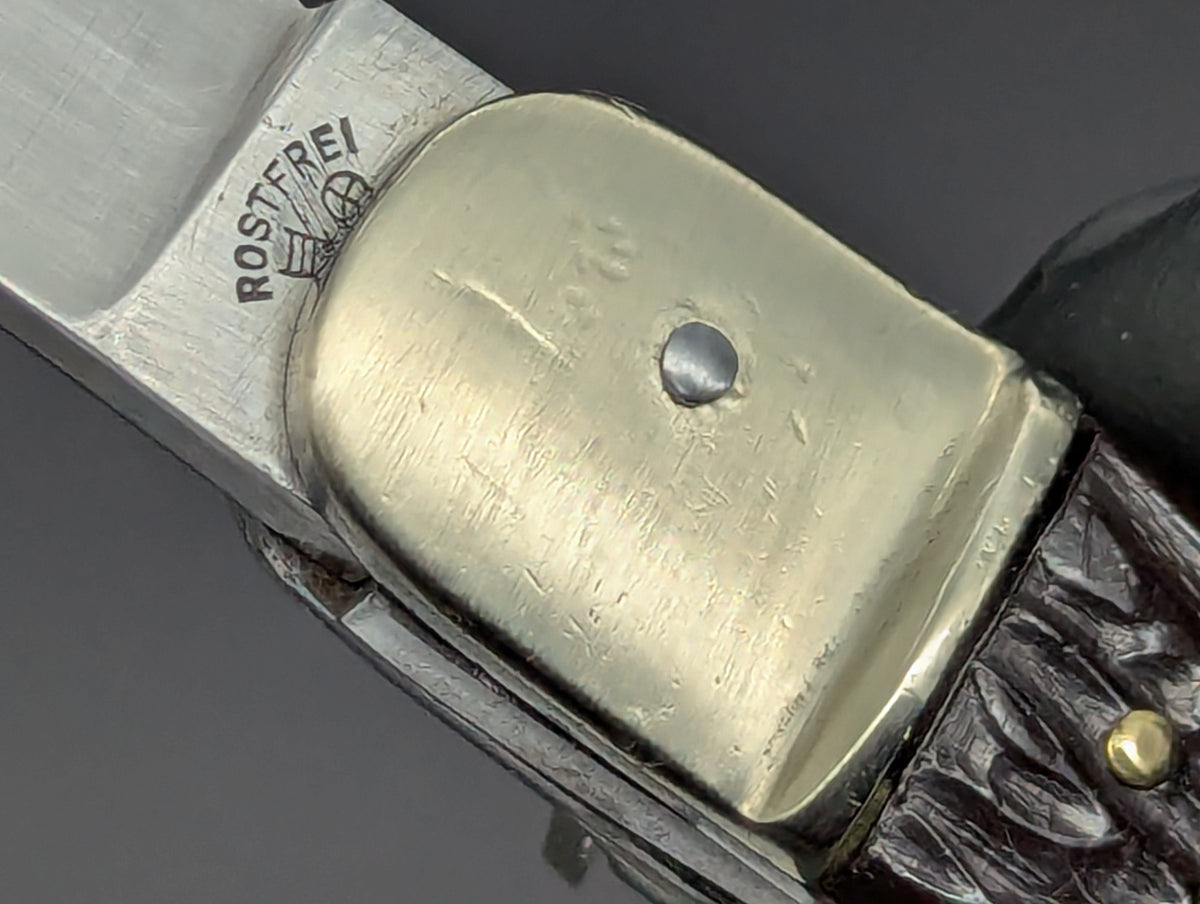 ANTIQUE BONSA "SPRINGER" SWITCHBLADE LEVERLOCK KNIFE