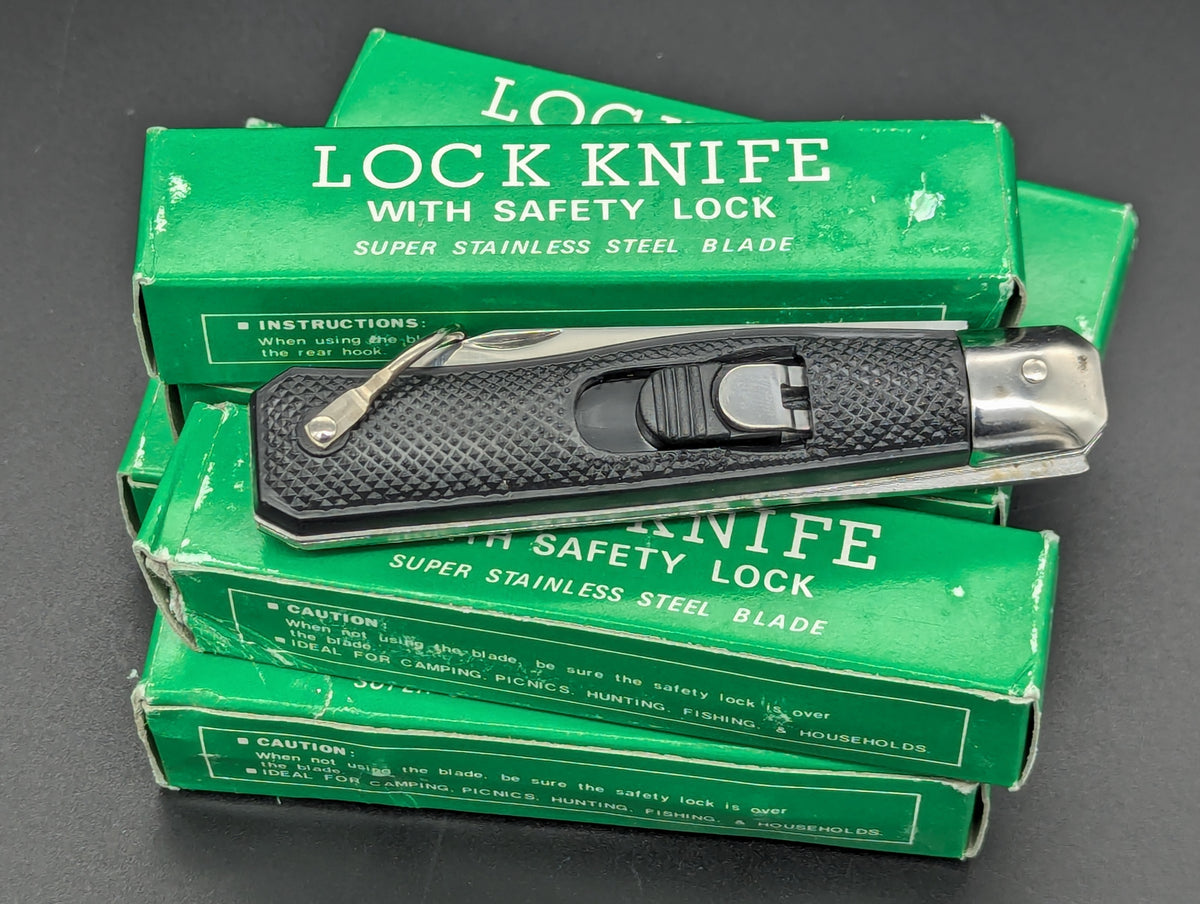 80's NOS GERMAN AUTO CLONE LOCKING AUTOMATIC KNIFE