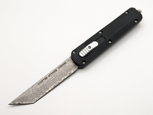 9.25" TANTO DAMASCUS D/A OTF AUTOMATIC KNIFE
