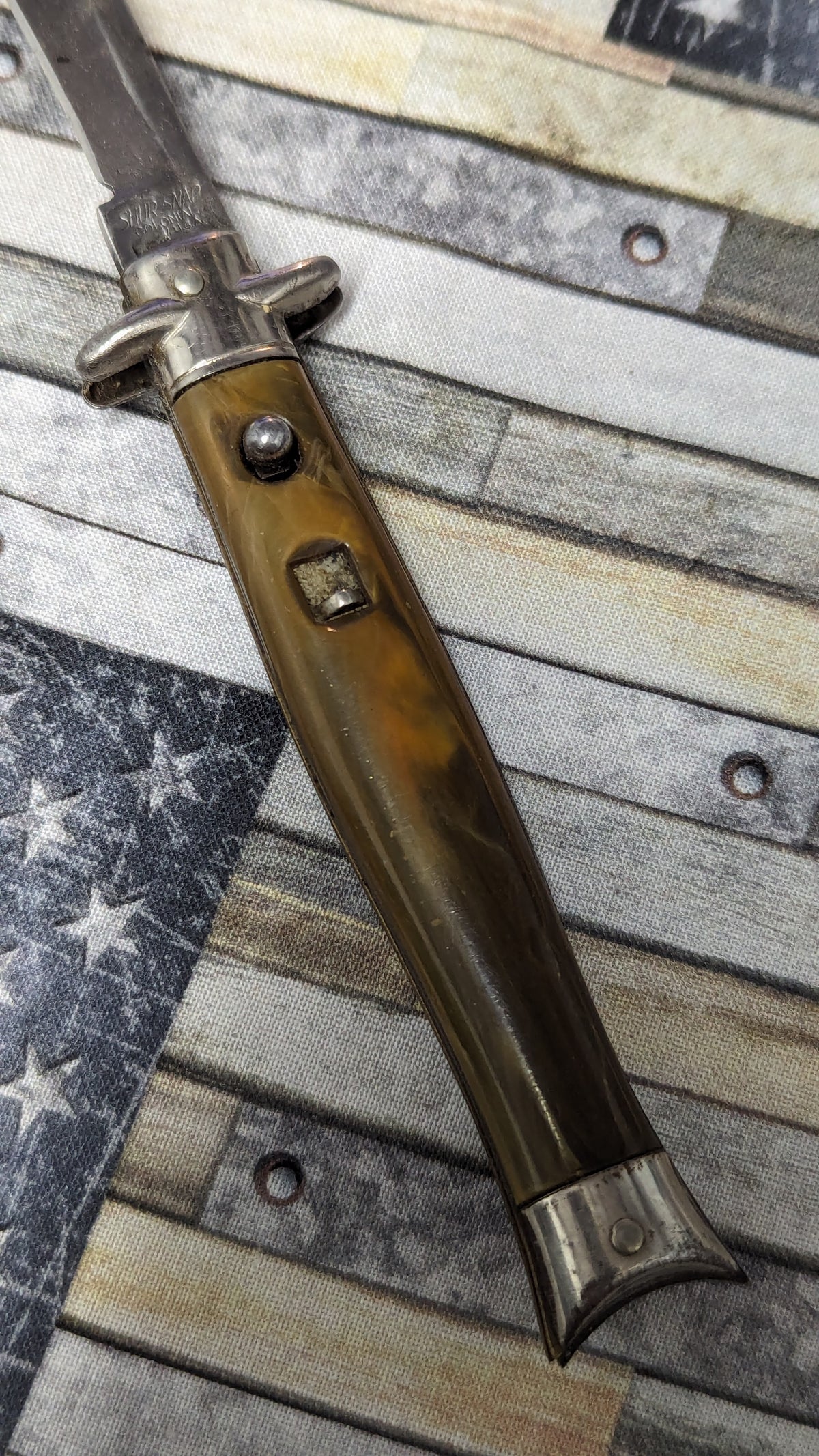 Antique NOS Shur-Snap Colonial USA Pre-Ban Automatic Knife 1