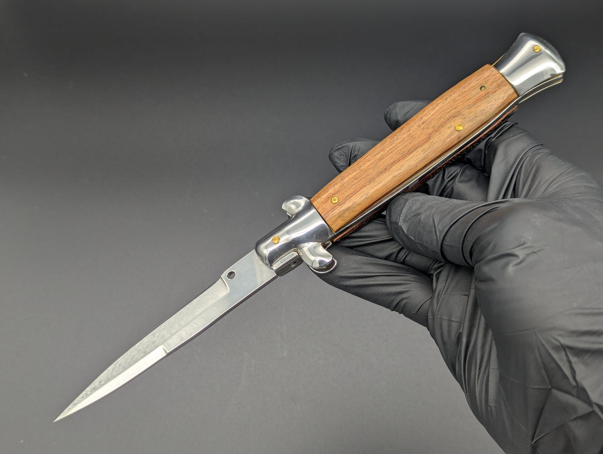 9.5" NATURAL WOOD ITALIAN STYLE STILETTO