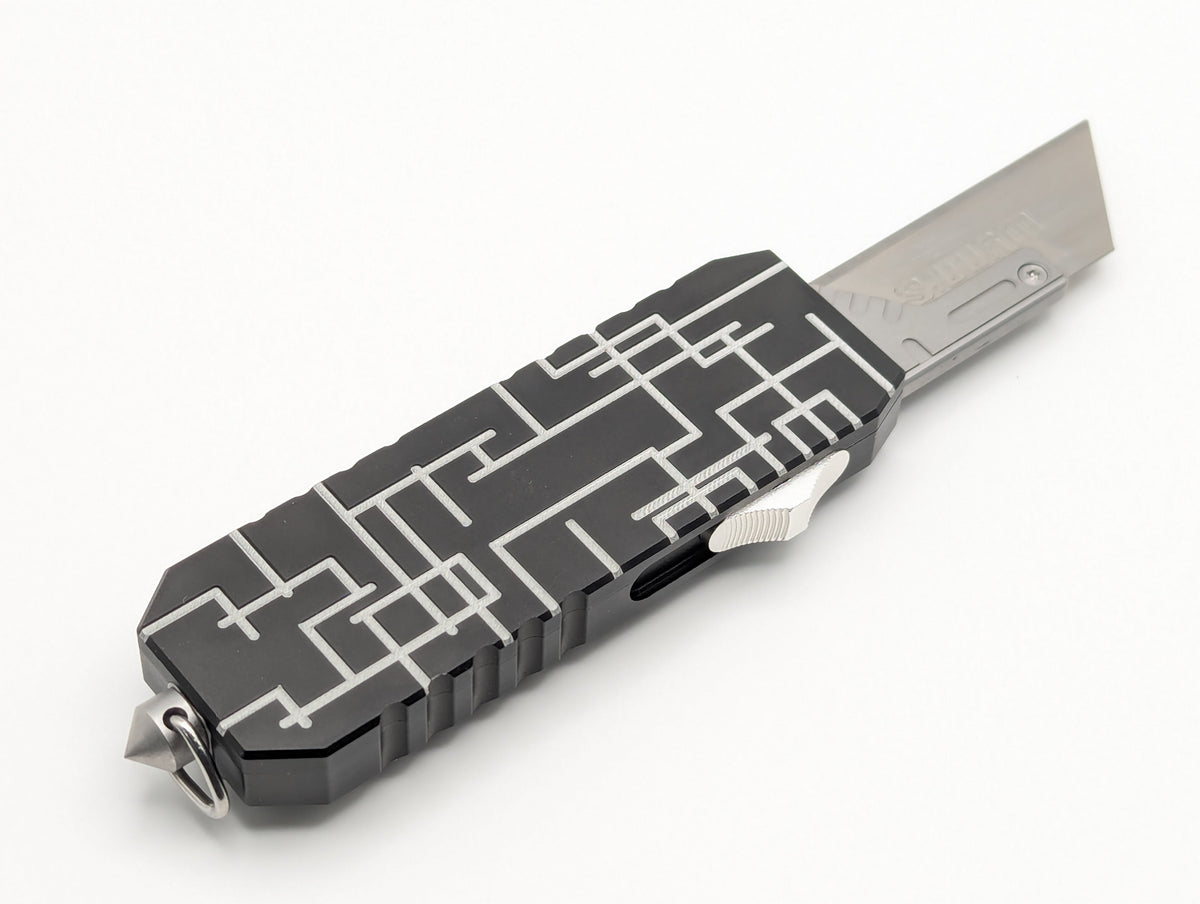 NEW GEN CNC MACHINED D/A OTF BOX CUTTER BLACK