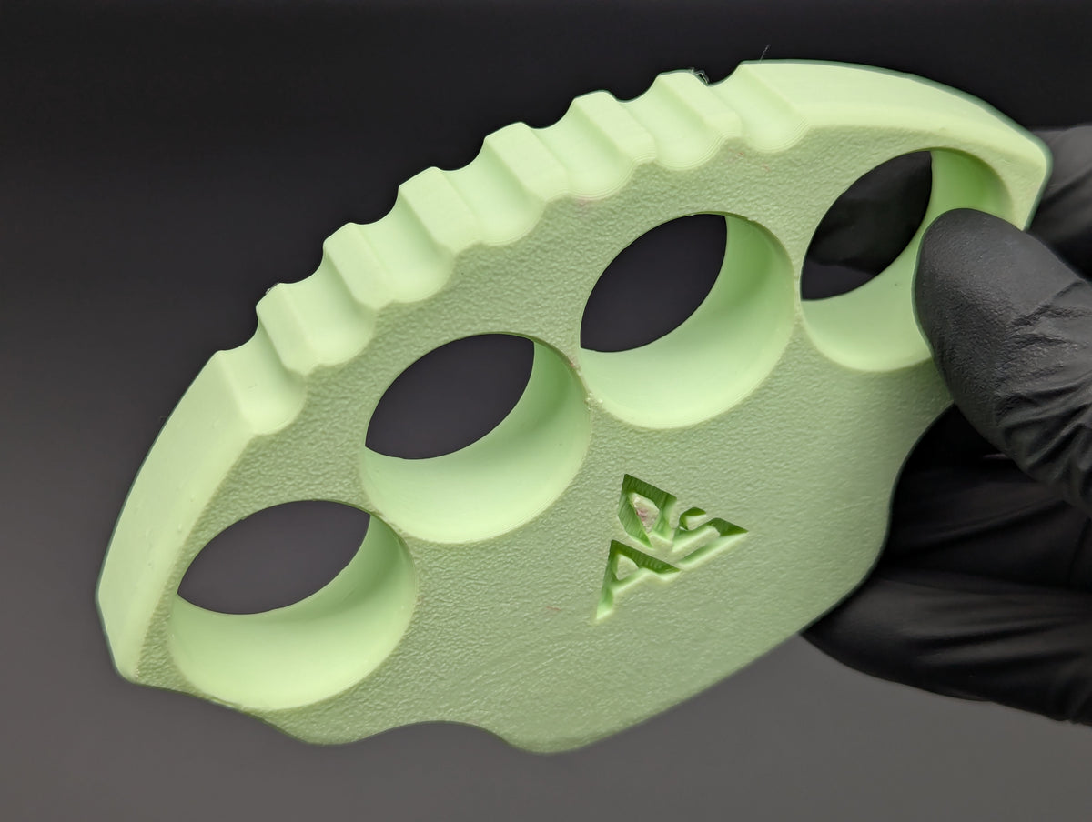 LIME NPE 3/4" A.R.S. FAT BOY 3D PRINTED KNUCKLE DUSTER