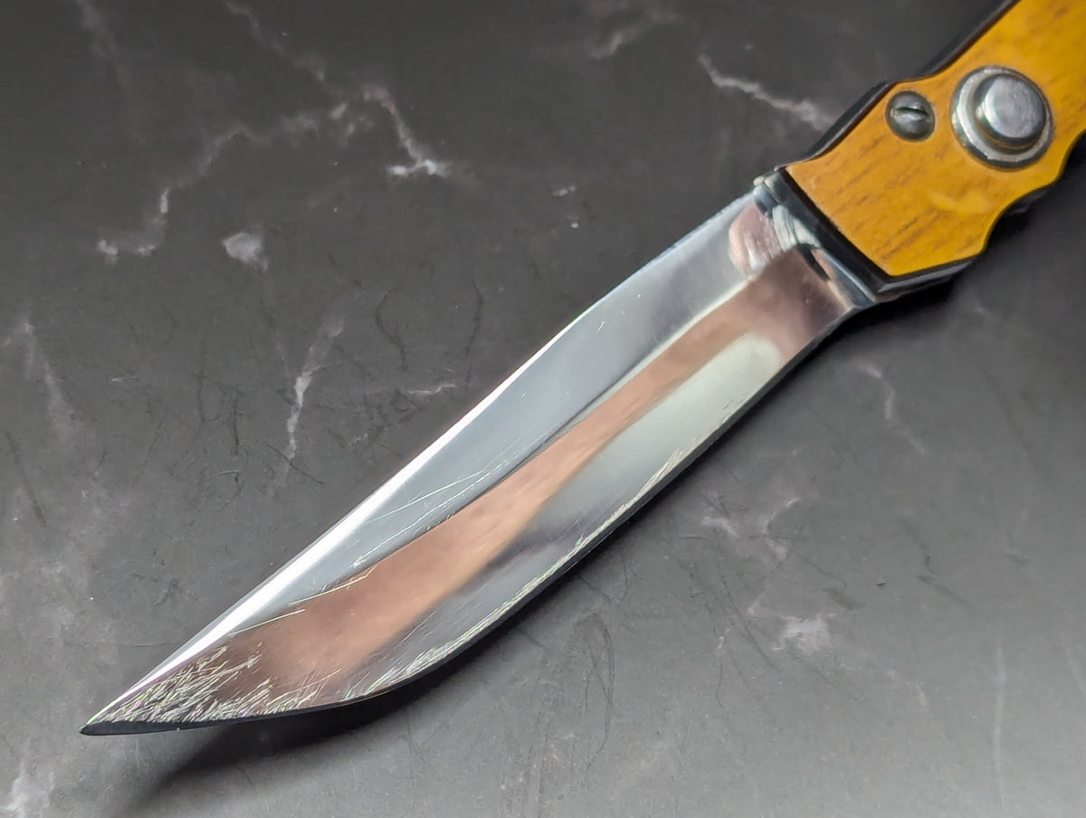 7.5" VINTAGE RUSSIAN PRISON MADE SWITCHBLADE KNIFE