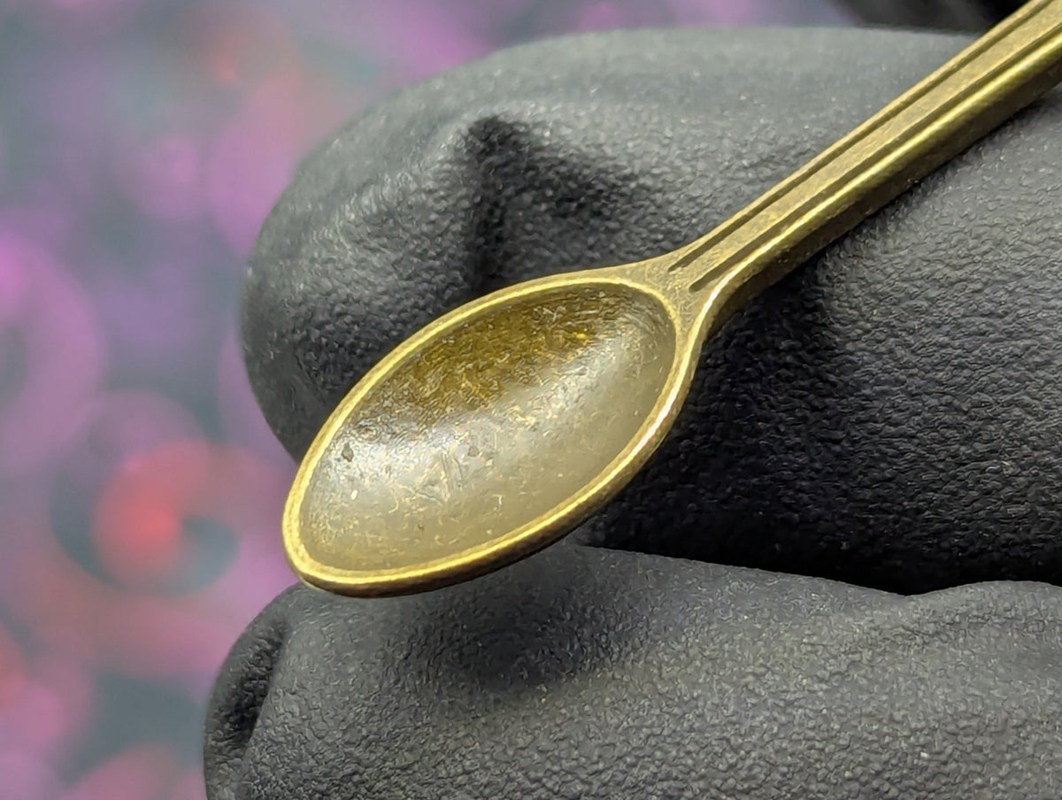 Antiqued Bronze Victorian Mini Big Spoon Keyring Ver. 2