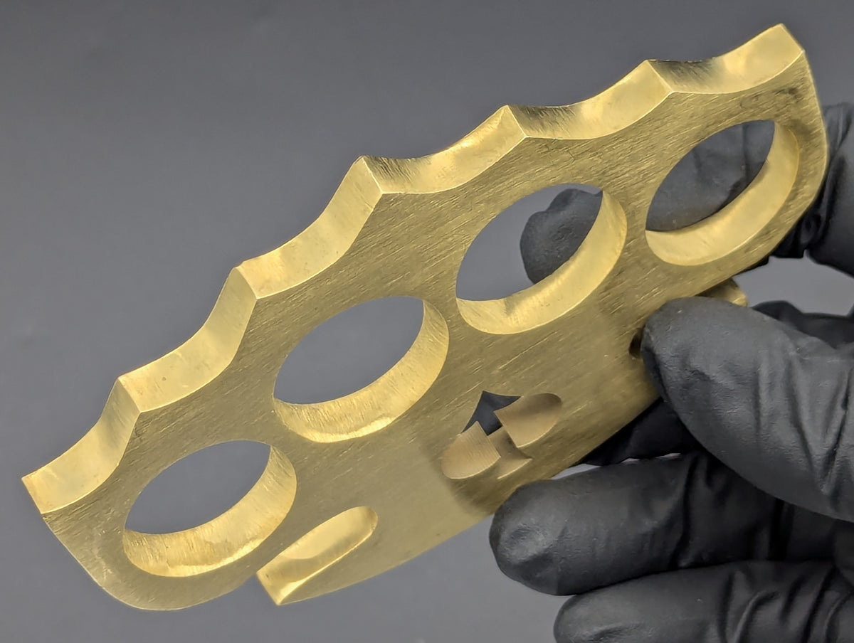 SPIKED SPADE SOLID BRASS KNUCKLE