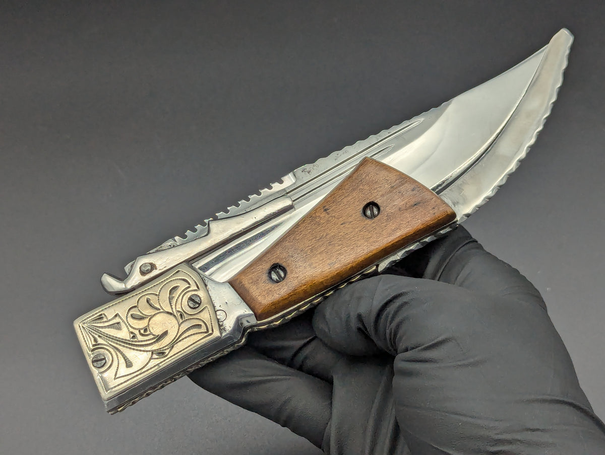 XXL RPK EXTENDER WOODEN RUSSIAN SWINGUARD SWITCHBLADE KNIFE