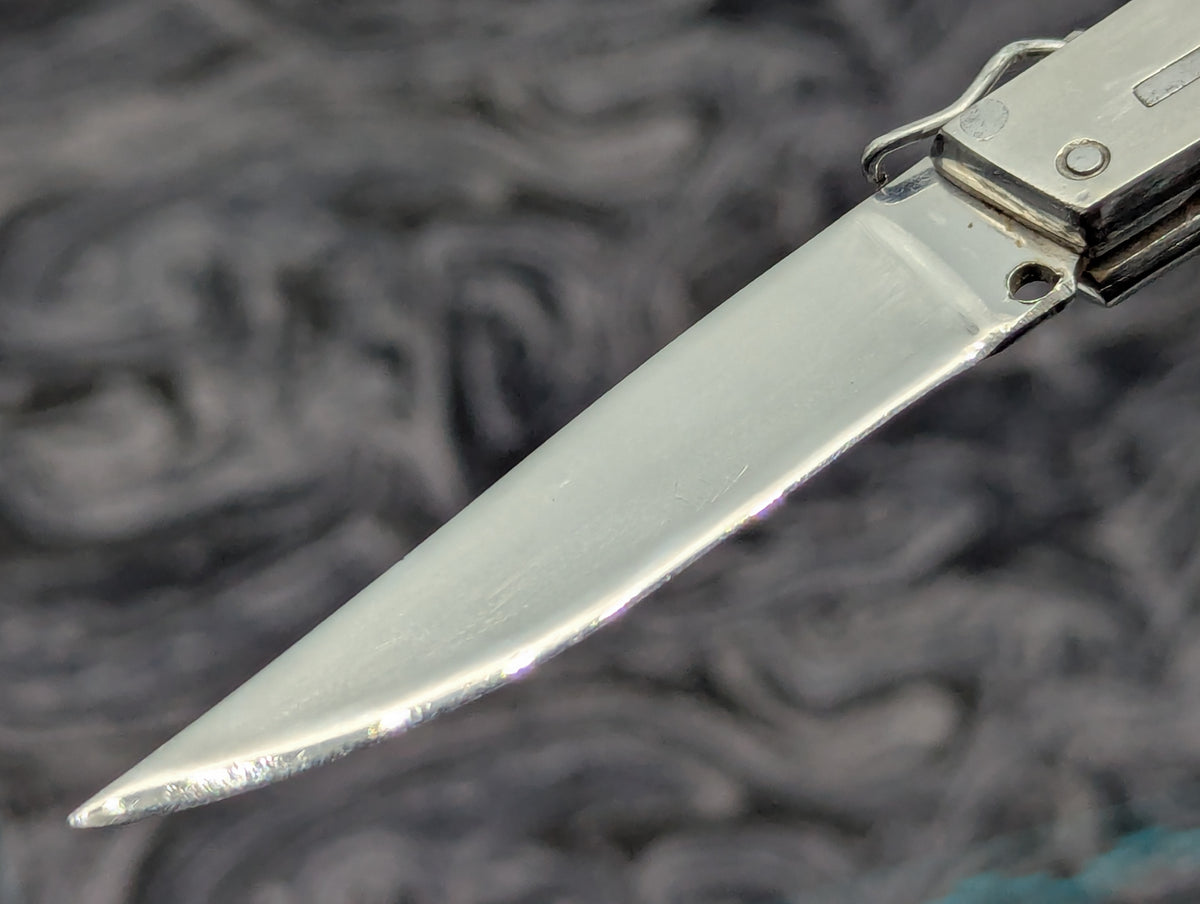 5.5" Mini Rifle Stock RPK Vintage Russian Switchblade Knife