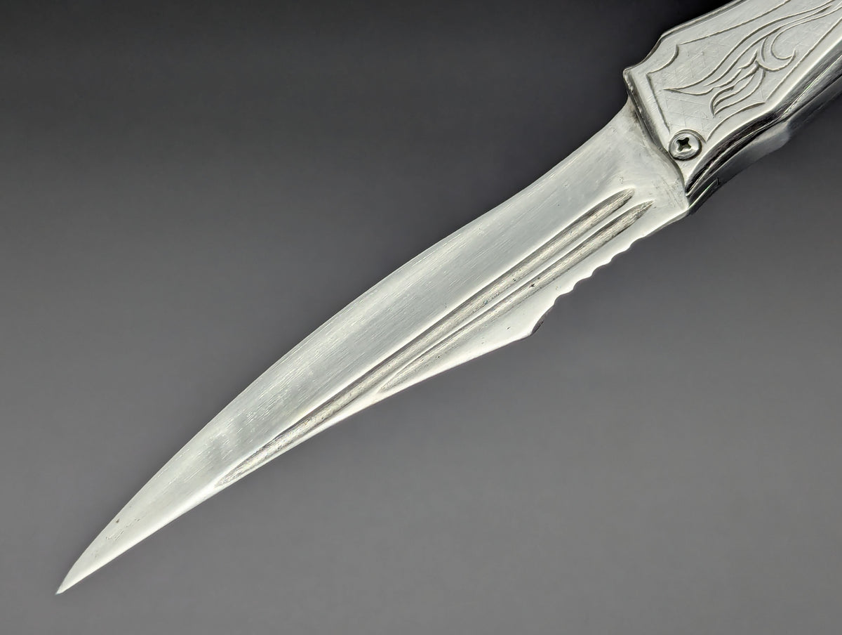 80's Soviet Era RPK SOLID STEEL Switchblade Knife