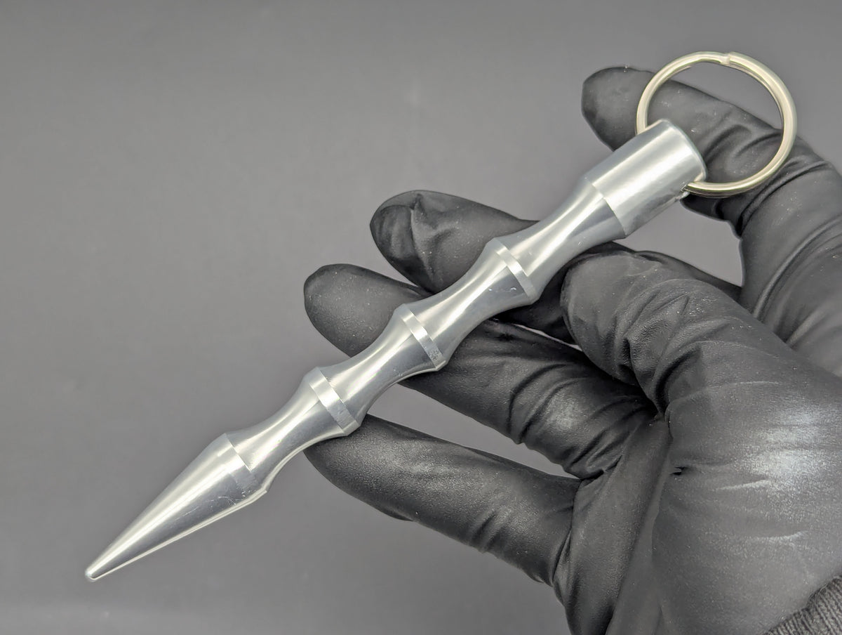 5.5" CHROME SELF DEFENSE KUBATON KEYRING