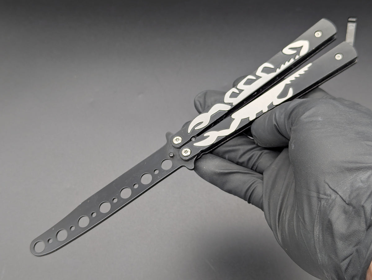 Black Scorpion Balisong Trainer