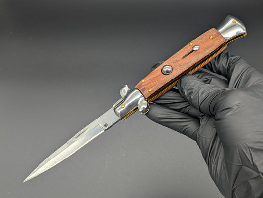 9.5" NATURAL WOOD ITALIAN STYLE STILETTO