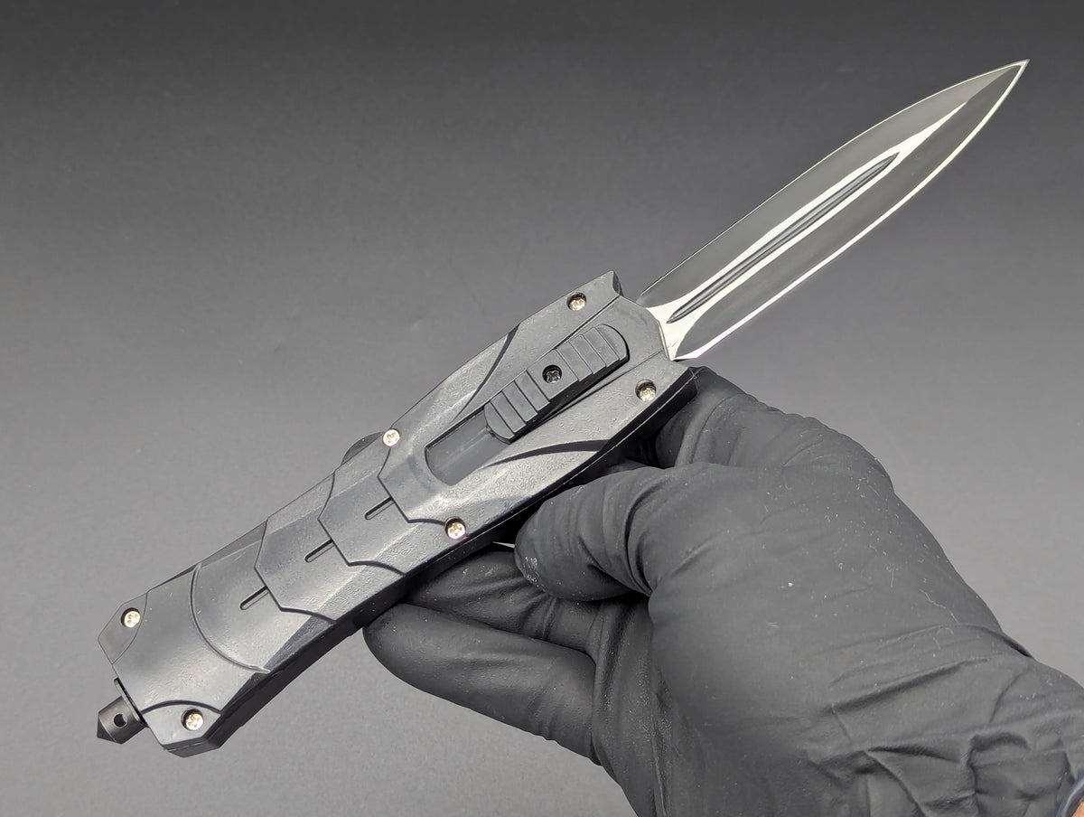 9" BLACK VIPER D/A COMPOSITE OTF KNIFE