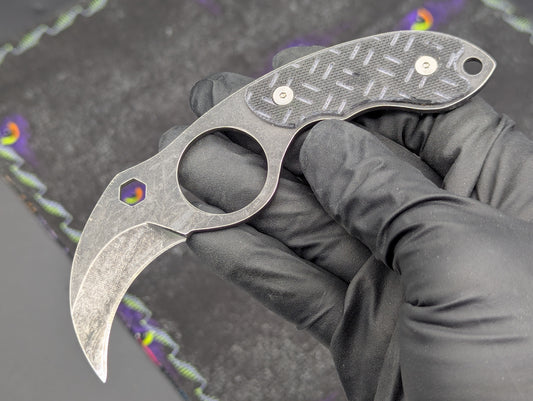 5" Mini Guthook G-10 Neck Knife w/ Sheath