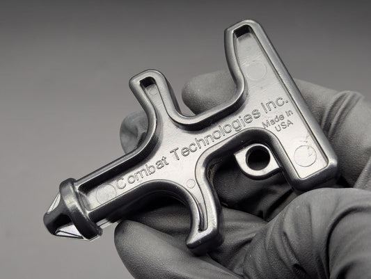 BLACK COMBAT TECHNOLOGIES IMPACT PLASTIC SELF DEFENSE KEYRINGS
