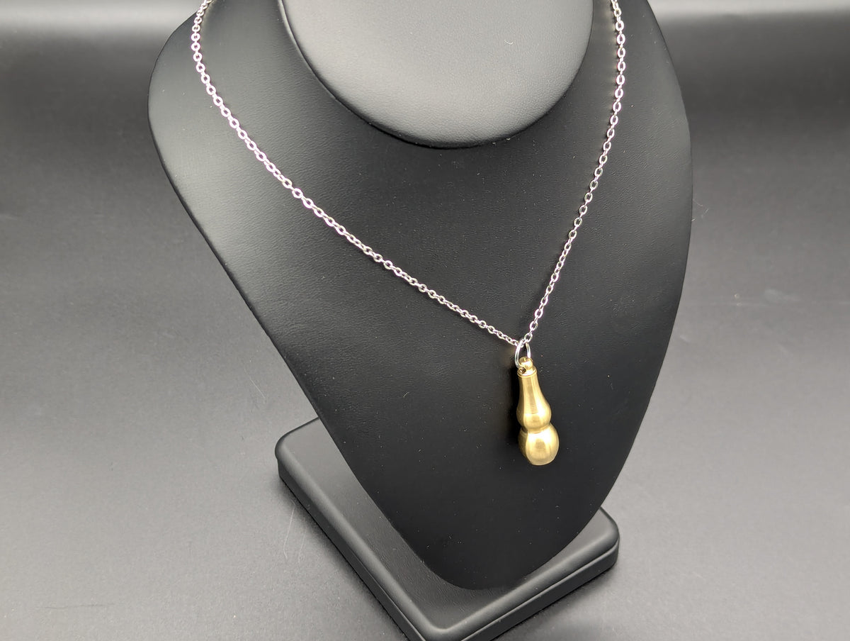 22" Stainless EDC Rave Screw Top Magic Ash Urn & Mini Spoon Necklace Combo