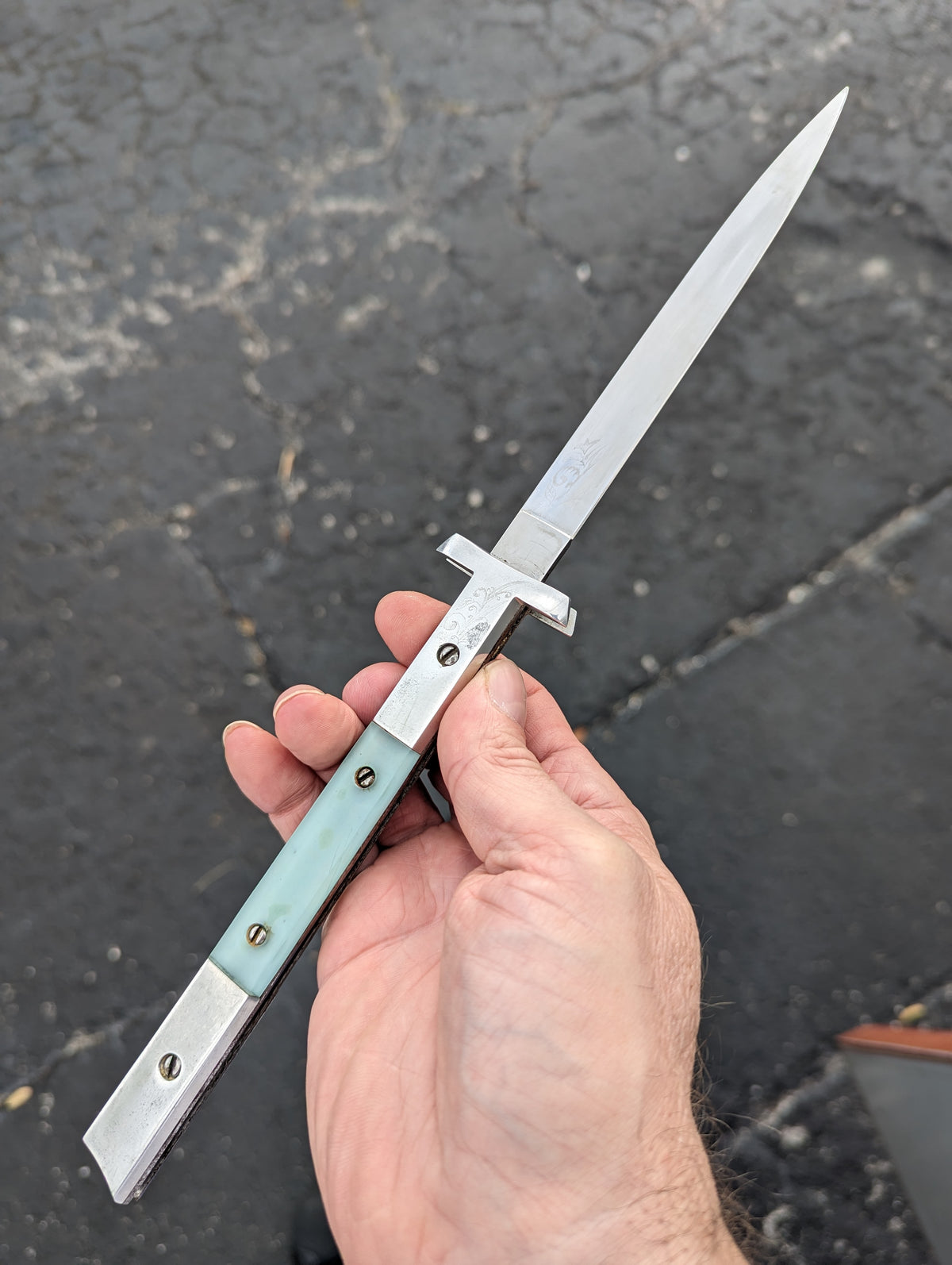 Vintage Russian Prison Made XXL 13" Stiletto Knife