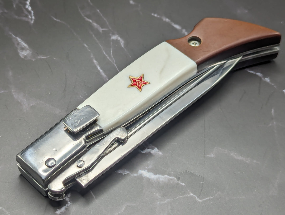 Russian NKVD FINK Handmade Swinguard Switchblade Knife