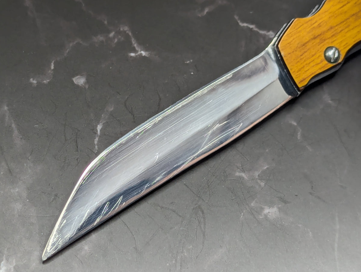 7.5" VINTAGE RUSSIAN PRISON MADE SWITCHBLADE KNIFE