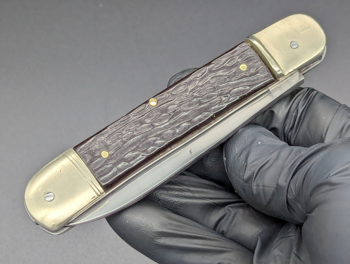 ANTIQUE BONSA "SPRINGER" SWITCHBLADE LEVERLOCK KNIFE