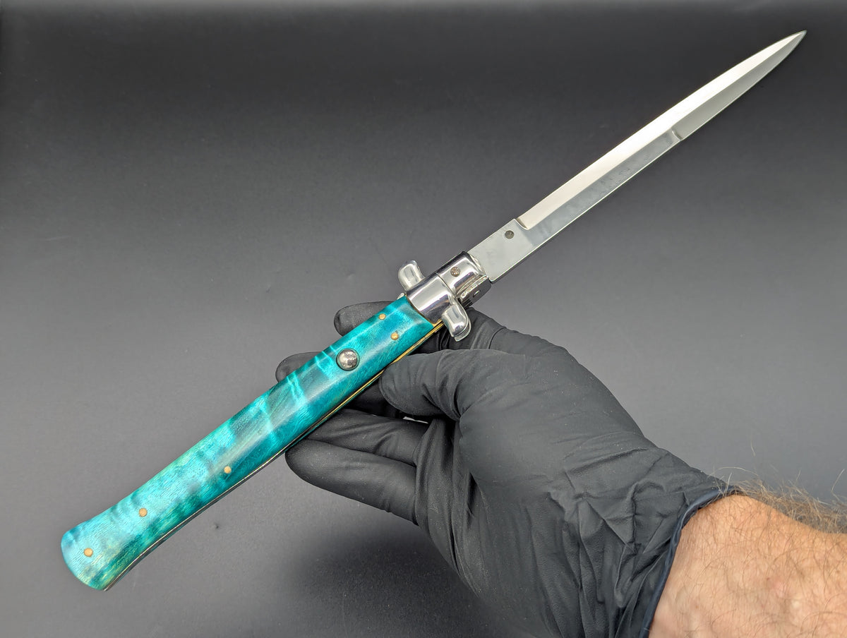 13" GIROUX FISHTAIL RESCALE PICKLOCK ITALIAN STILETTO
