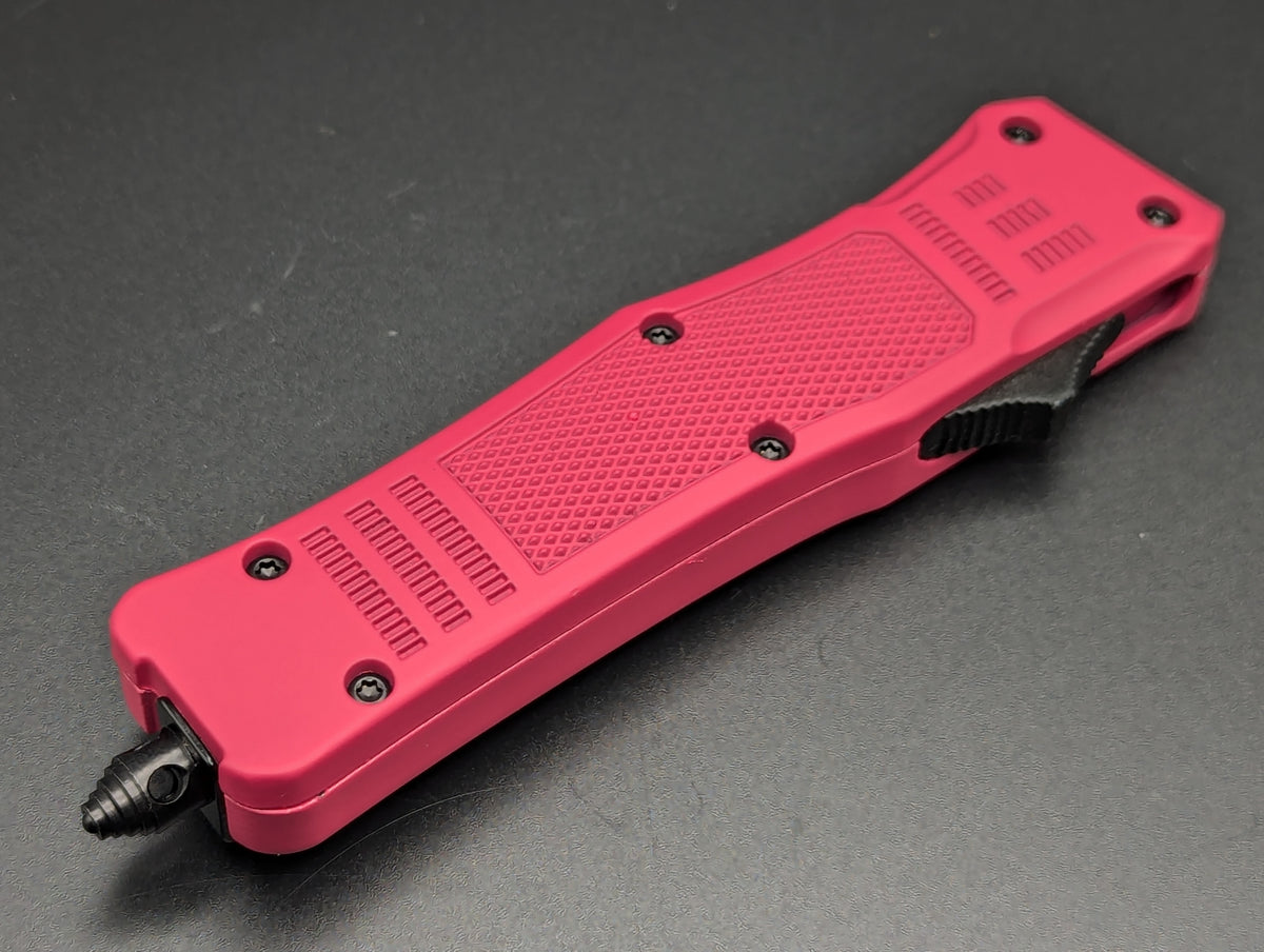 7" Pink Tactical D/A OTF Automatic Knife