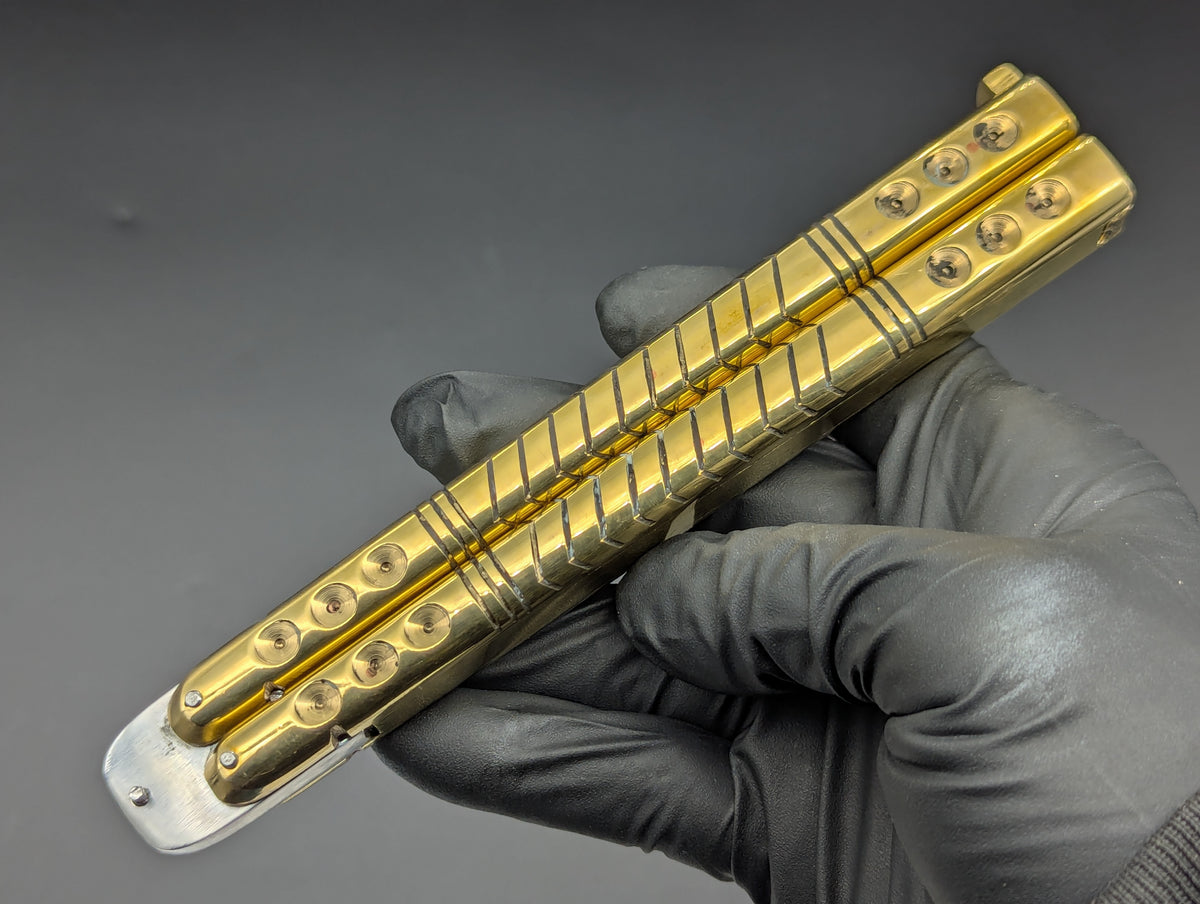 394G ULTRA HEAVYWEIGHT PHILIPPINES HANDMADE BALISONG 2T CLIP