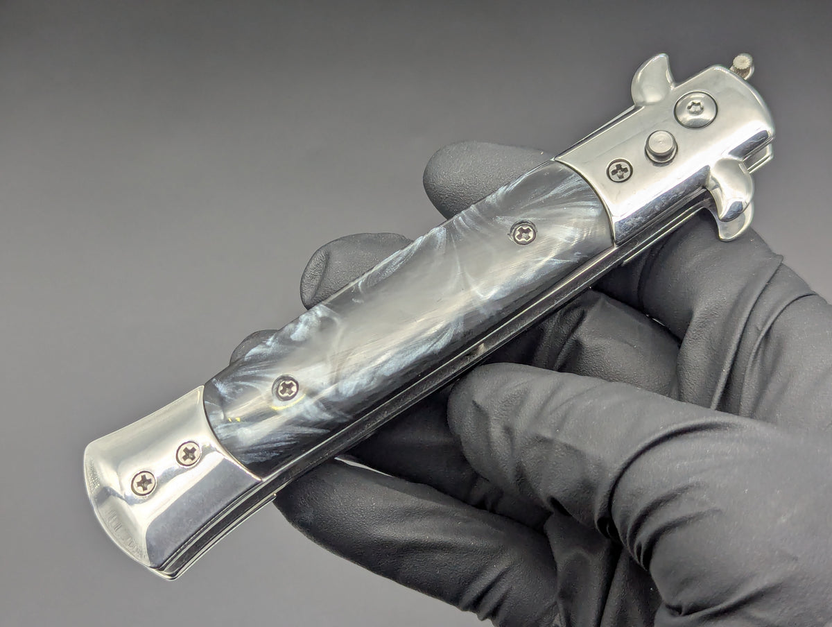 BLACK PEARL MILANO DIABLO STILETTO SWITCHBLADE