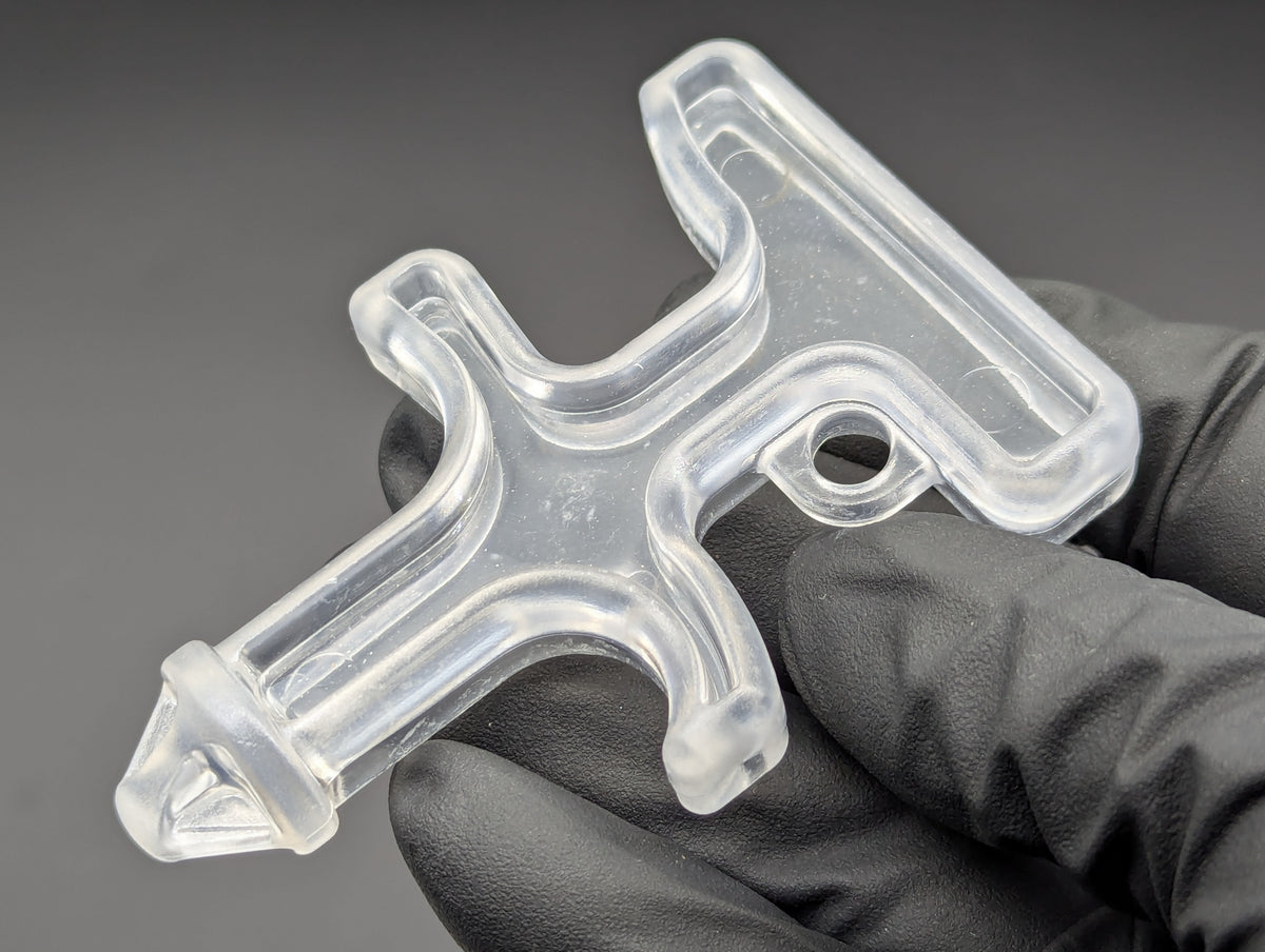 CLEAR COMBAT TECHNOLOGIES IMPACT PLASTIC SELF DEFENSE KEYRINGS