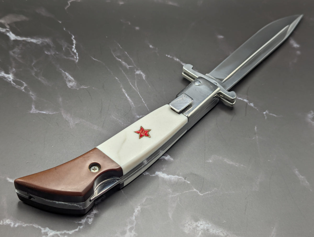 Russian NKVD FINK Handmade Swinguard Switchblade Knife